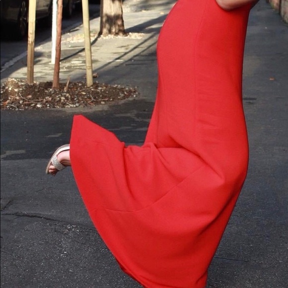 Macy’s Calvin Klein Red Dress - Picture 2 of 8